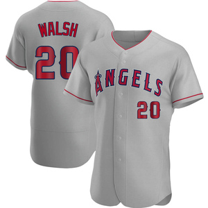 Nike Men's Los Angeles Angels Jared Walsh #20 Red T-Shirt